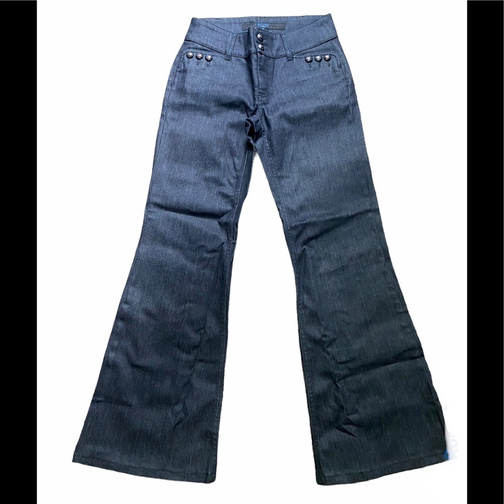 ESCADA SPORT JILL DESIGNER WIDE LEG FLARE JEANS